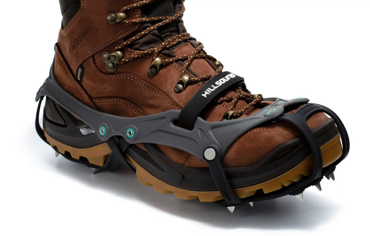 Hillsound FlexSteps - Lightweight Traction Cleats for Hiking, Running & Winter Walking - Non-Slip Ice Grips for Shoes - Perfect for Outdoor Adventures, Snowy Trails & Slippery Surfaces
