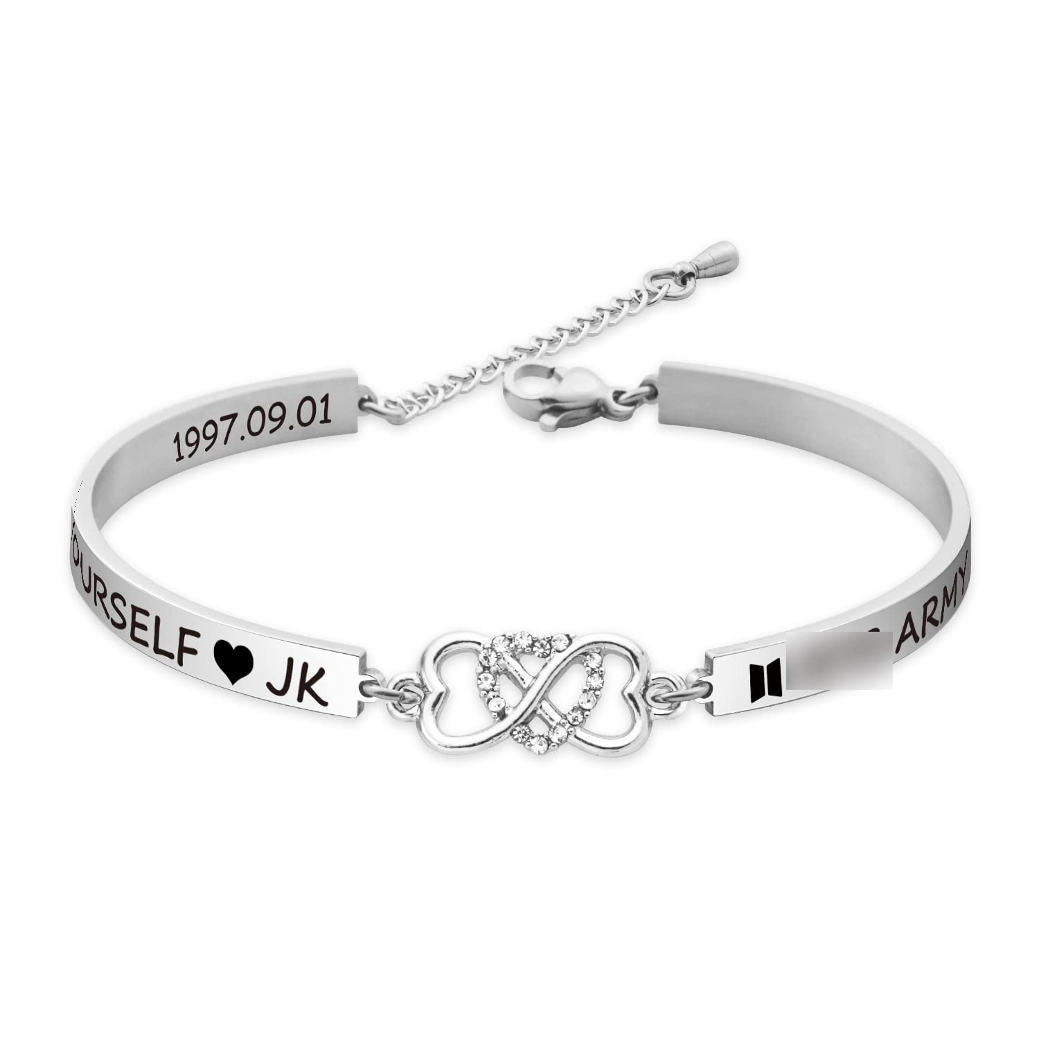 BTS Love Yourself Bracelet - Kpop BTS Fan Gift, BTS Bangtan Boys Inspired Jewelry for ARMY, Perfect for Concerts, Birthdays & Special Occasions