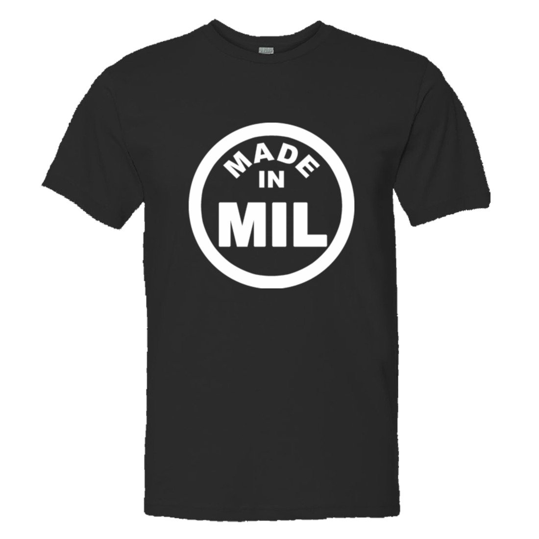 Men's Born Made Milwaukee WI Wisconsin Logo Label HQ T-Shirt - Soft Cotton Tee for Casual Wear & Local Pride
