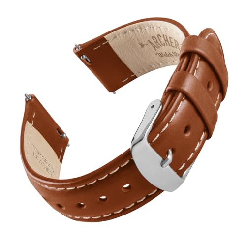 Cognac/Natural White Thread