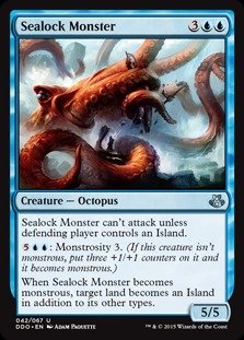 Magic The Gathering - Sealock Monster Card - Duel Decks: Elspeth vs Kiora | Collectible Trading Card Game for MTG Players | Perfect for Deck Building and Competitive Play