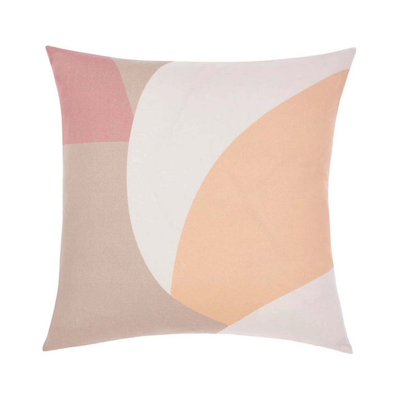 Linen House Eisha Sand Cushion - 45 x 45cm Square Decorative Throw Pillow for Sofa, Bed & Outdoor Use