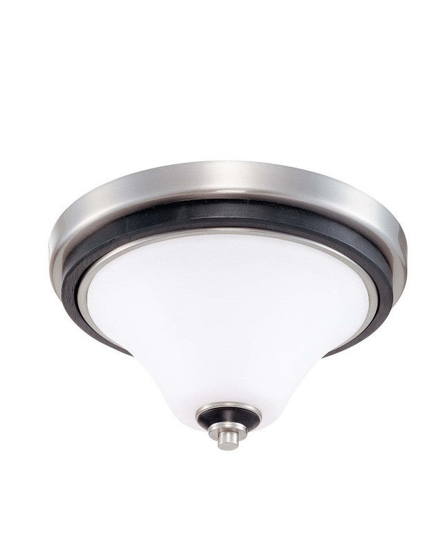 Nuvo Lighting 60 2457 Keen Collection Energy Star Certified GU24 Flush Mount Ceiling Light in Brushed Nickel - Perfect for Bedroom, Kitchen, and Hallway Lighting