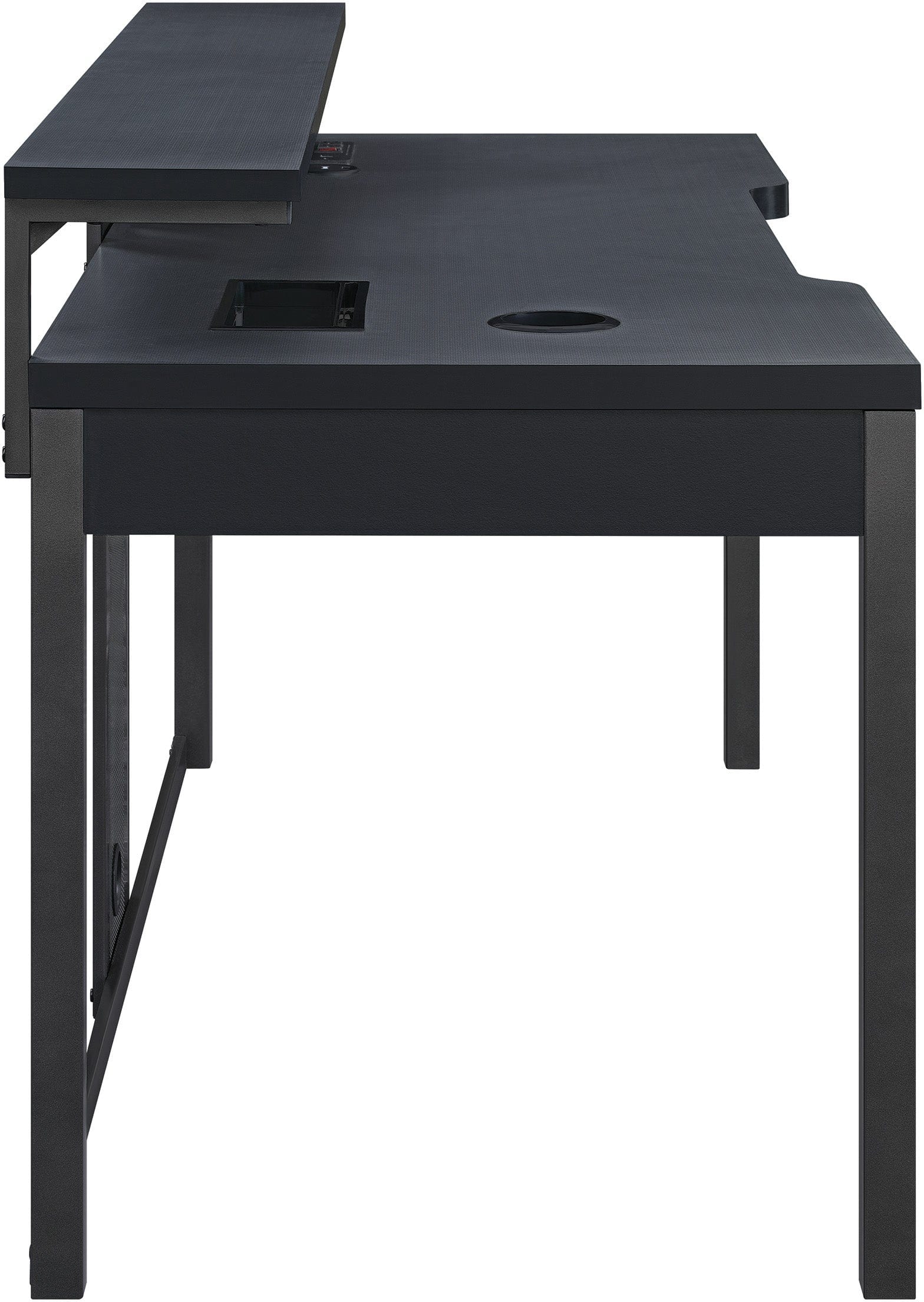 Office Star Adaptor 63 Gaming Desk [ADP6328GD] - Ergonomic Computer Desk for Home Office & Gaming Setup with Cable Management