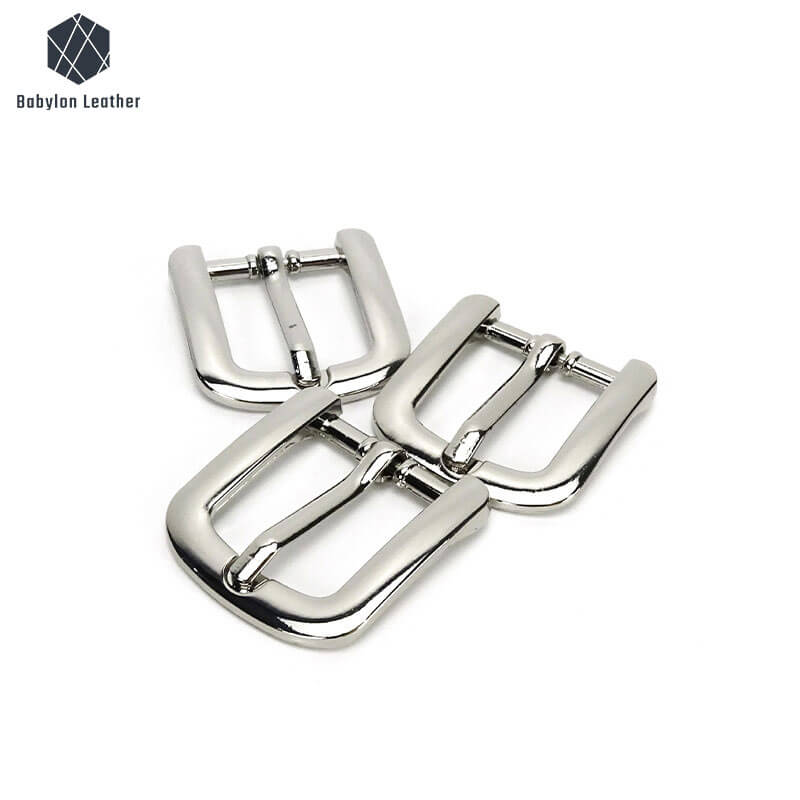 Square & Round Corner Creative Pin Buckle (2 Pack) - Durable Metal Fastener for Belts, Straps & DIY Crafts | Perfect for Leatherworking, Fashion Accessories & Bag Making