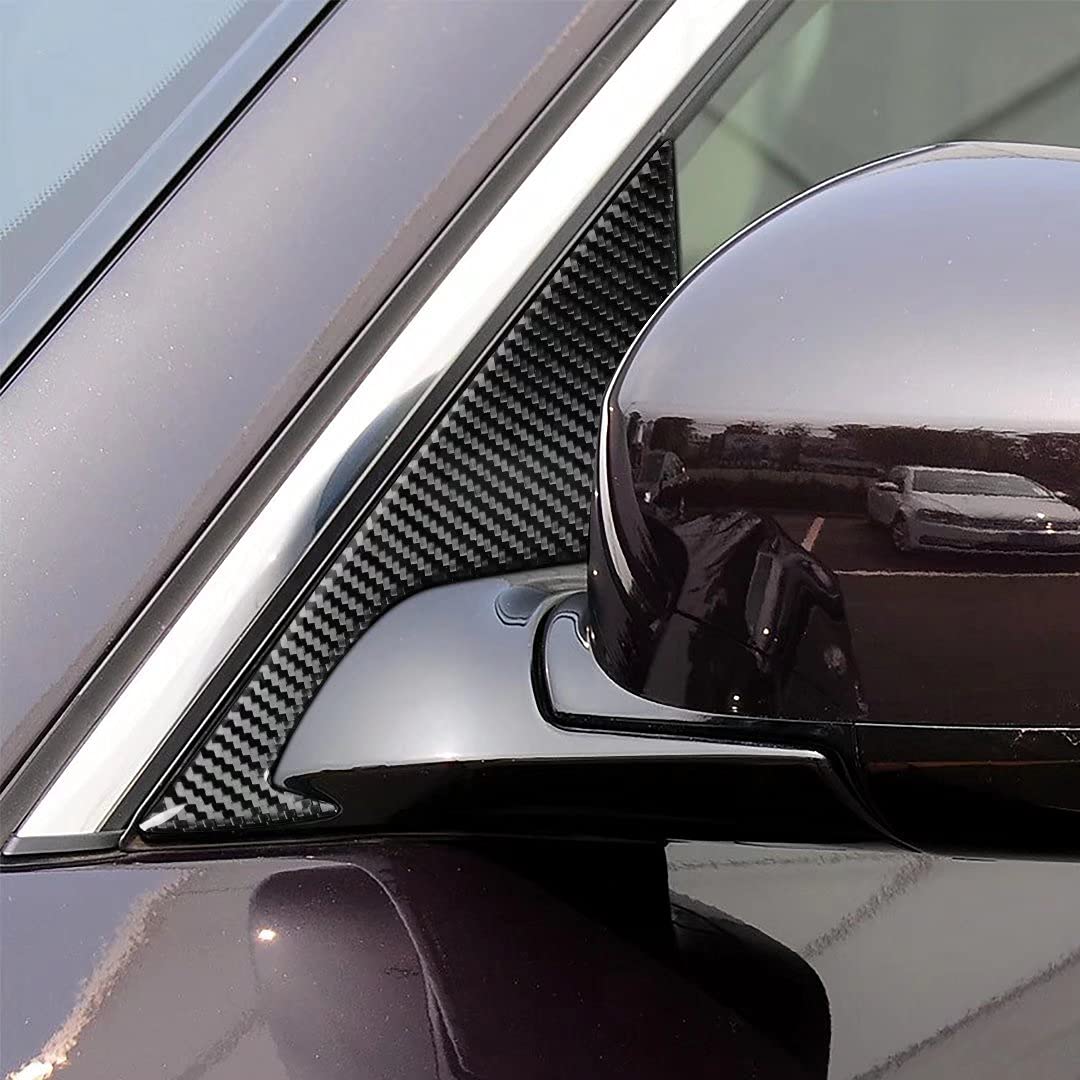 Carbon Fiber Window Protection Panel Trim Sticker for Infiniti FX 2009-2013 & QX70 2014+ - 2PCS/Set Auto Exterior Accessories - Enhance Style & Protect from Scratches (Perfect for Car Enthusiasts & Daily Commuters)