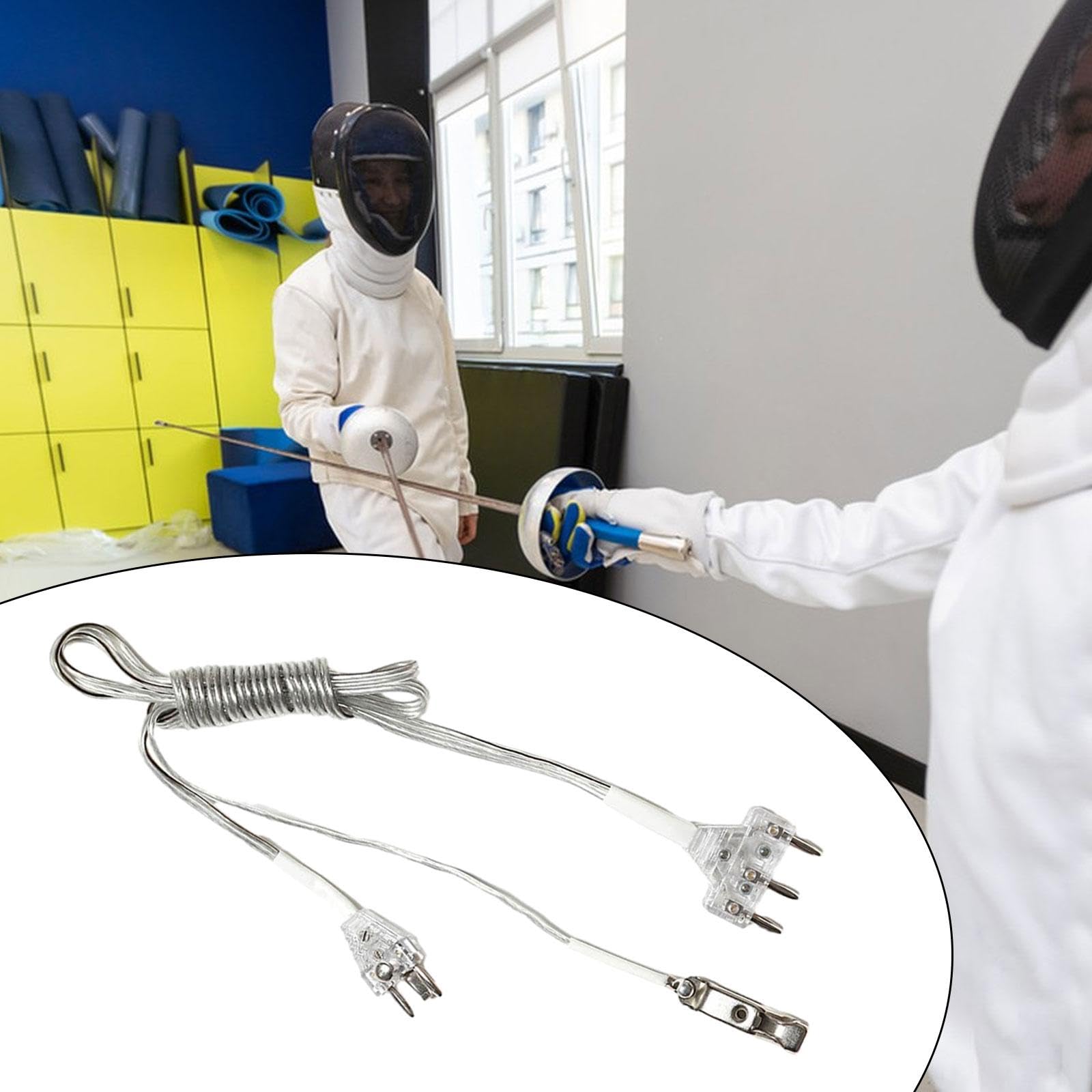 UGPLM Fencing Body Wire - Conductive Wire for Foil & Sports Gear Accessories | Durable Hand Line Cords for Fencing Equipment | Perfect for Training & Competitions
