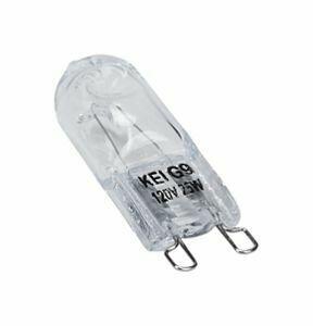 Amana W10709921 Microwave Halogen Light Bulb - Replacement for Amana Microwaves - Durable Gray Halogen Bulb - Perfect for Kitchen, Home & Commercial Use