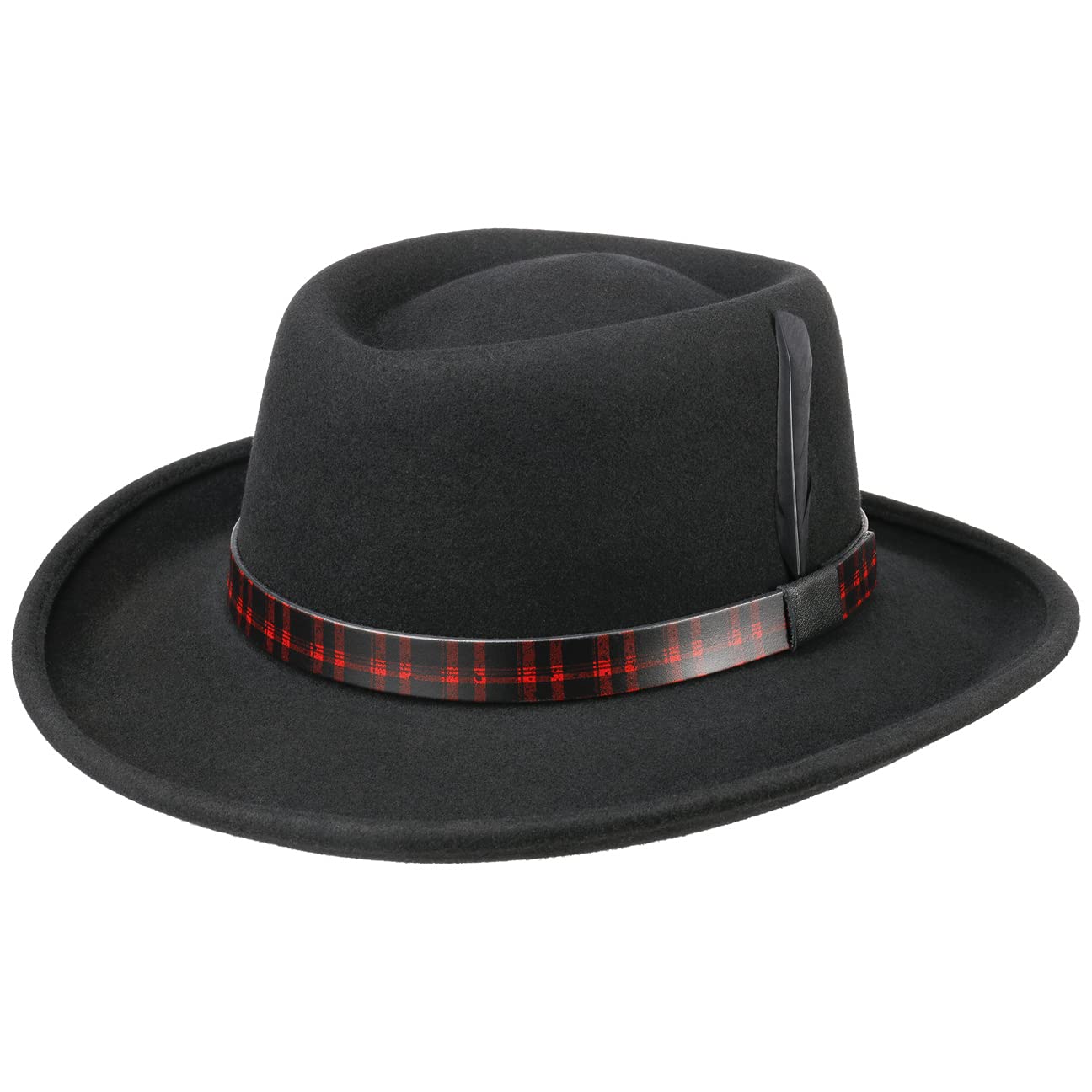 Stetson Darvell Gambler Wool Hat for Men - Classic Western Style Cowboy Hat for Outdoor, Rodeo & Country Fashion