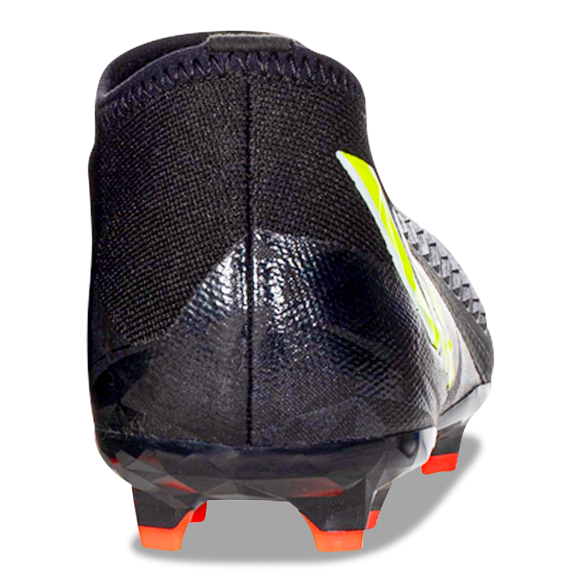 Adidas Jr. Predator Edge.1 FG Soccer Cleats for Kids - Core Black/Solar Yellow - Lightweight Football Shoes for Youth Players - Perfect for Turf Matches and Training Sessions