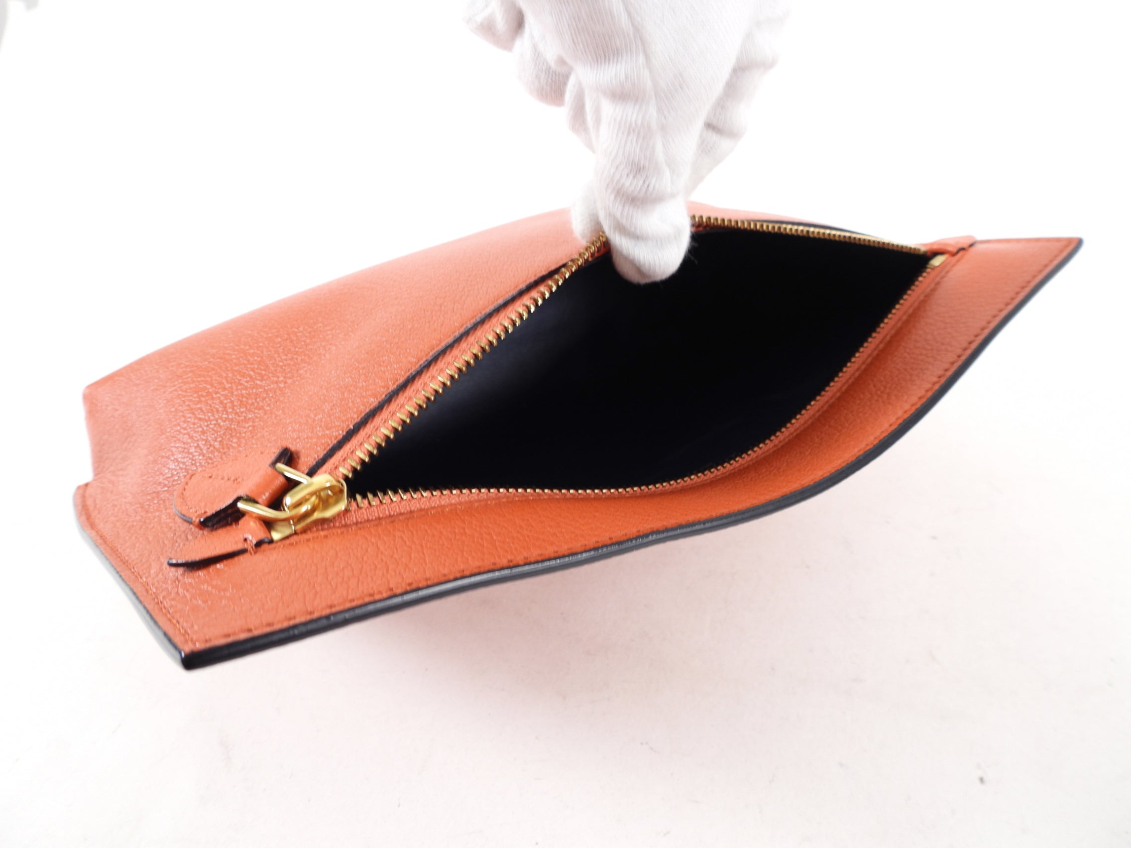 Burberry Clementine Orange Pendleton Clutch Bag - Luxury Designer Crossbody Handbag for Women | Perfect for Parties, Weddings & Evening Events