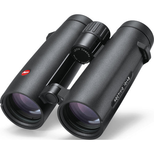 Leica 10x42 Noctivid Binoculars - High Performance HD Optics, Waterproof & Fogproof, Black - Perfect for Bird Watching, Hunting, and Outdoor Adventures