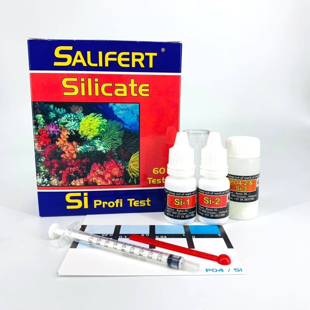 SALIFERT Silicate Profi Test Kit for Saltwater Aquariums - Accurate Si Testing for Reef Tanks & Marine Aquariums | Essential Water Quality Monitoring for Coral Health