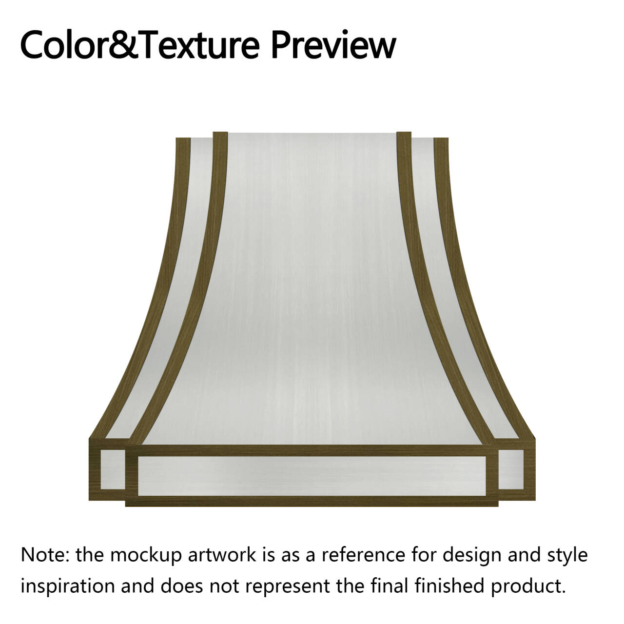 Premium Stainless Steel Curved Range Hood - Custom Design H33 C5BRJ for Janice | Modern Kitchen Ventilation for Smoke & Odor Removal | Perfect for Home Chefs & Open-Concept Kitchens