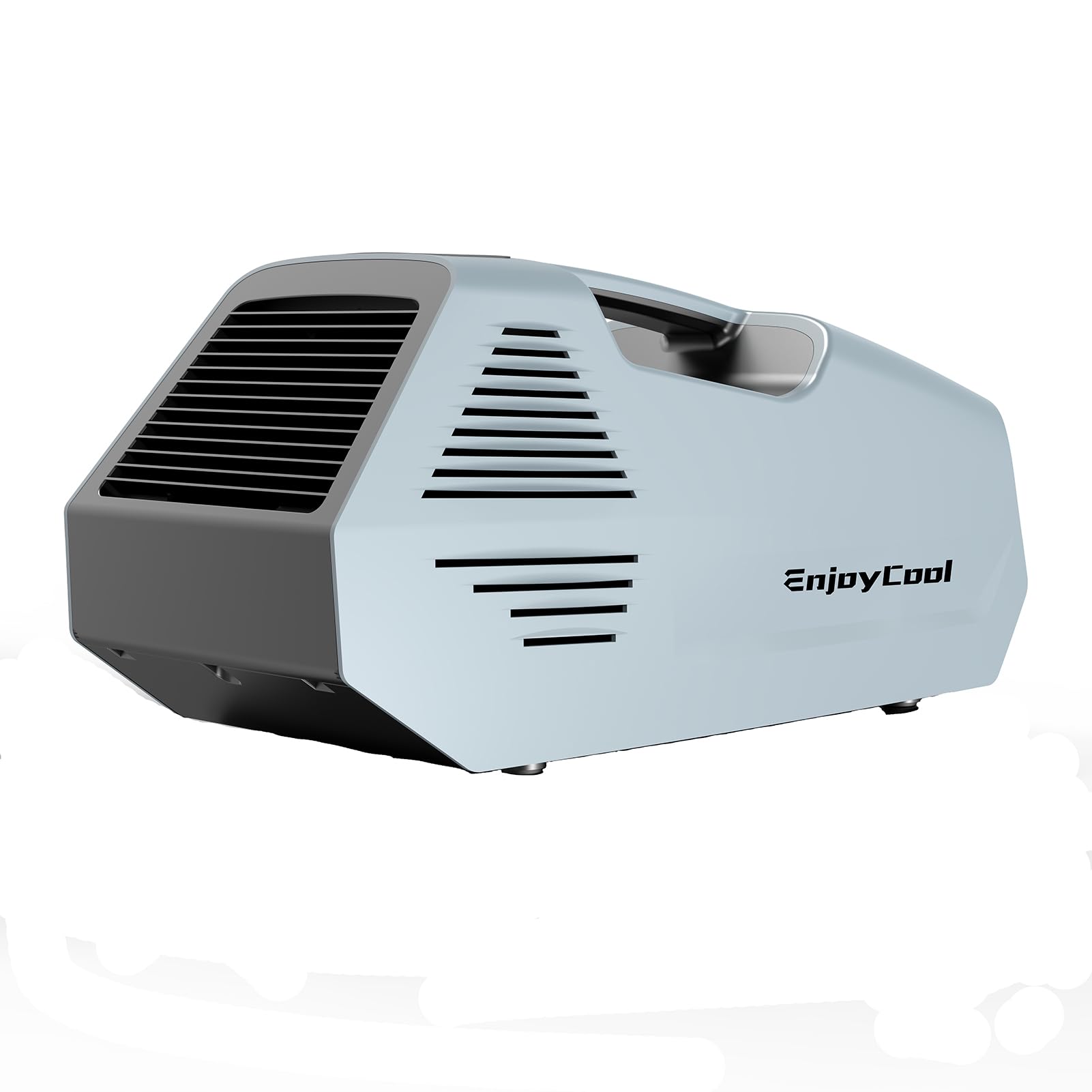 Portable Tent Air Conditioner 222W Low Power - No Window Needed, Hose System with Remote Control (Blue) - Ideal for RVs, Camping, Home Use & Outdoor Adventures