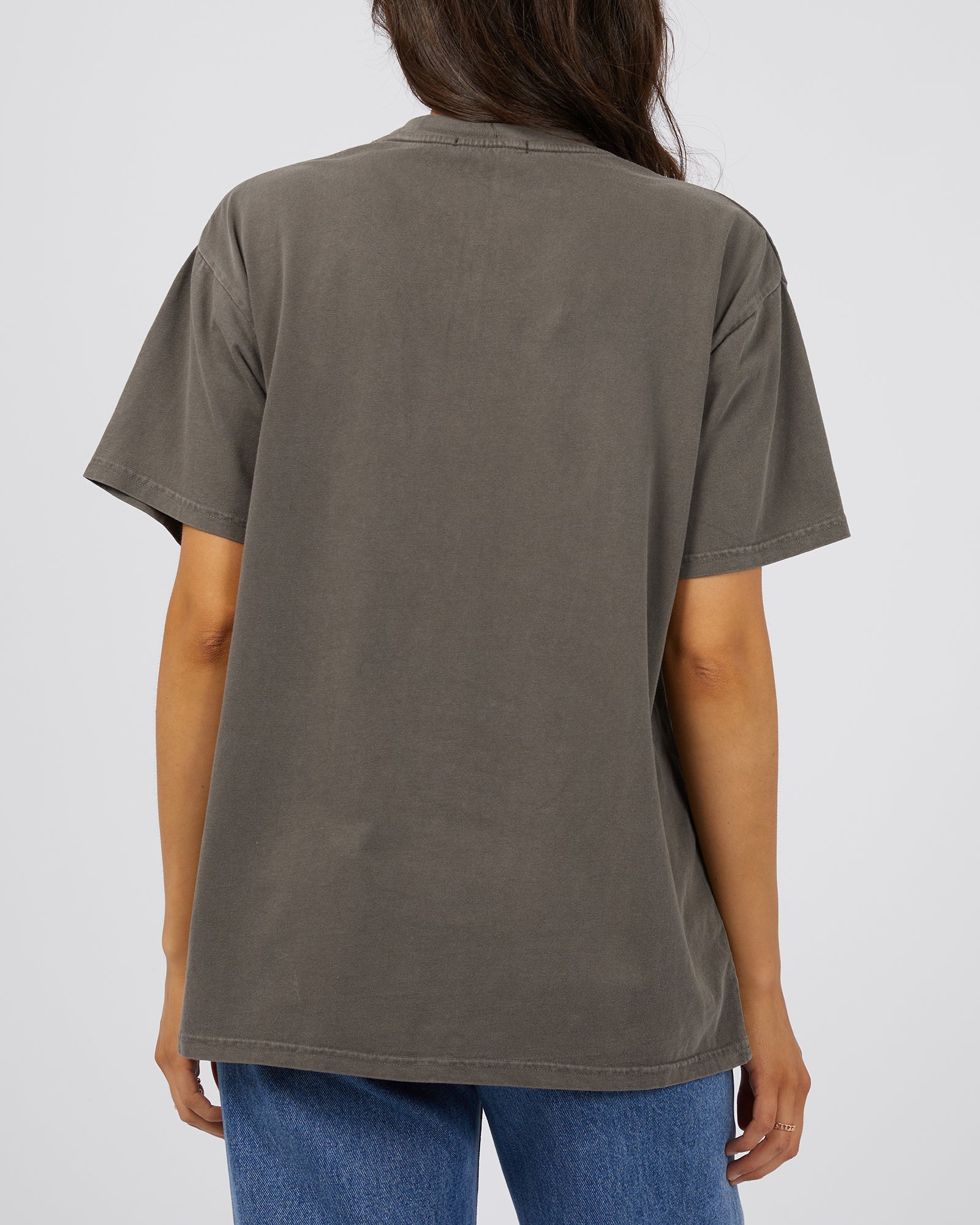 All About Eve Lovers Oversized T-Shirt - Charcoal Gray Cotton Unisex Streetwear for Casual Outfits & Lounge Wear