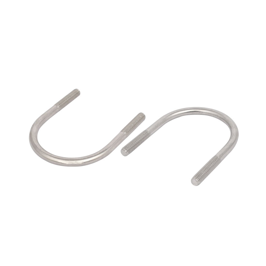 Stainless Steel M10 U Bolts - 2pcs for 76mm Pipe Fastening