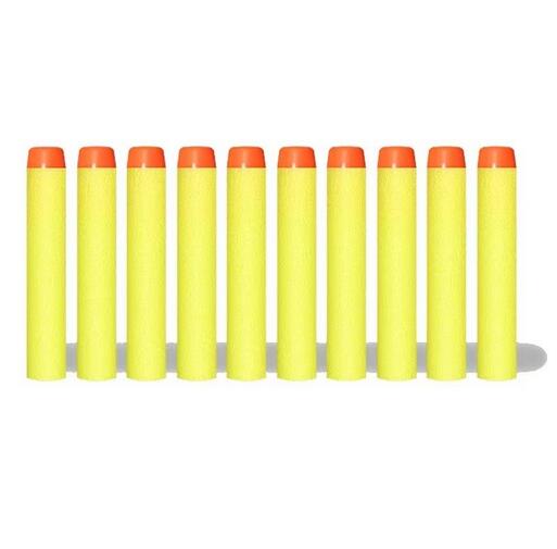 Soft Foam Full-Length Dart Refill Bullets 72x13mm - Safe for Kids, Compatible with Nerf Guns - Perfect for Indoor/Outdoor Play, Target Practice, and Family Fun