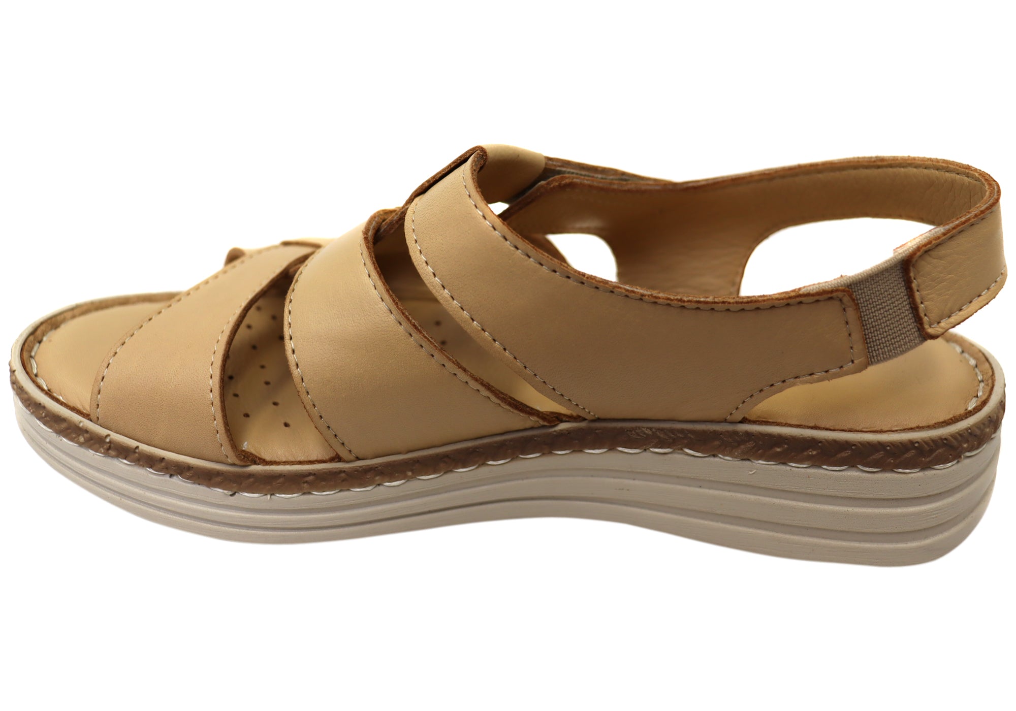 Orizonte Capraia Women's Comfortable Leather Sandals - European Style Summer Casual Shoes for Beach, Vacation & Everyday Wear