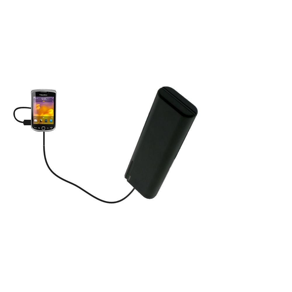 Portable AA Battery Pack for BlackBerry Torch 2 - 4 AA Battery Emergency Charger with TipExchange Technology | Perfect for Travel, Outdoor Adventures & Power Outages