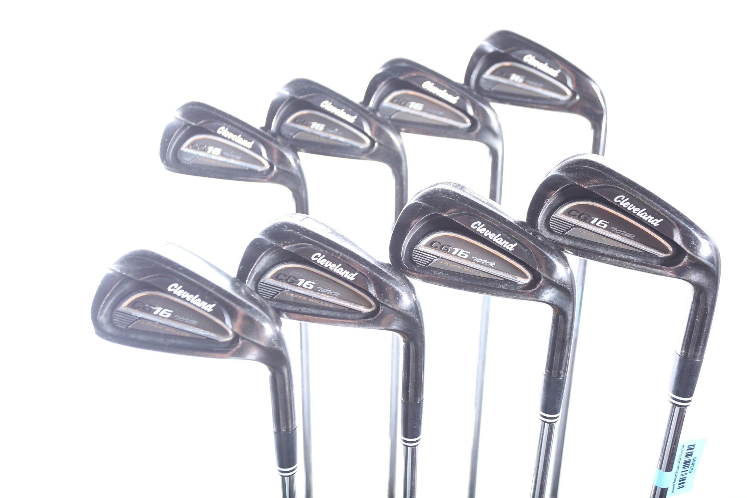 Used Cleveland CG16 Tour Black Pearl Iron Set - Right Handed 3-PW Stiff Flex Golf Clubs for Men | Perfect for Practice & Tournament Play