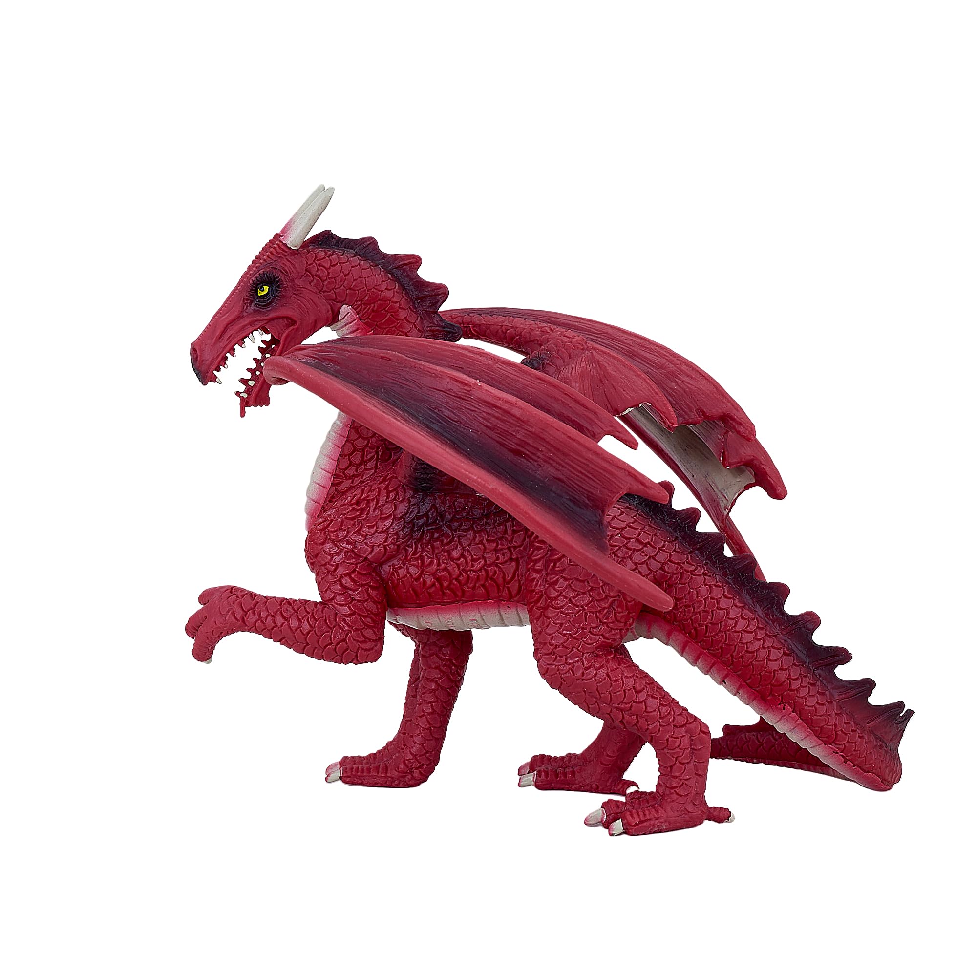 MOJO Realistic Fantasy Figurine - Collectible Red Dragon Statue for D&D, Tabletop RPG & Home Decor | Perfect Gift for Fantasy Lovers & Gamers