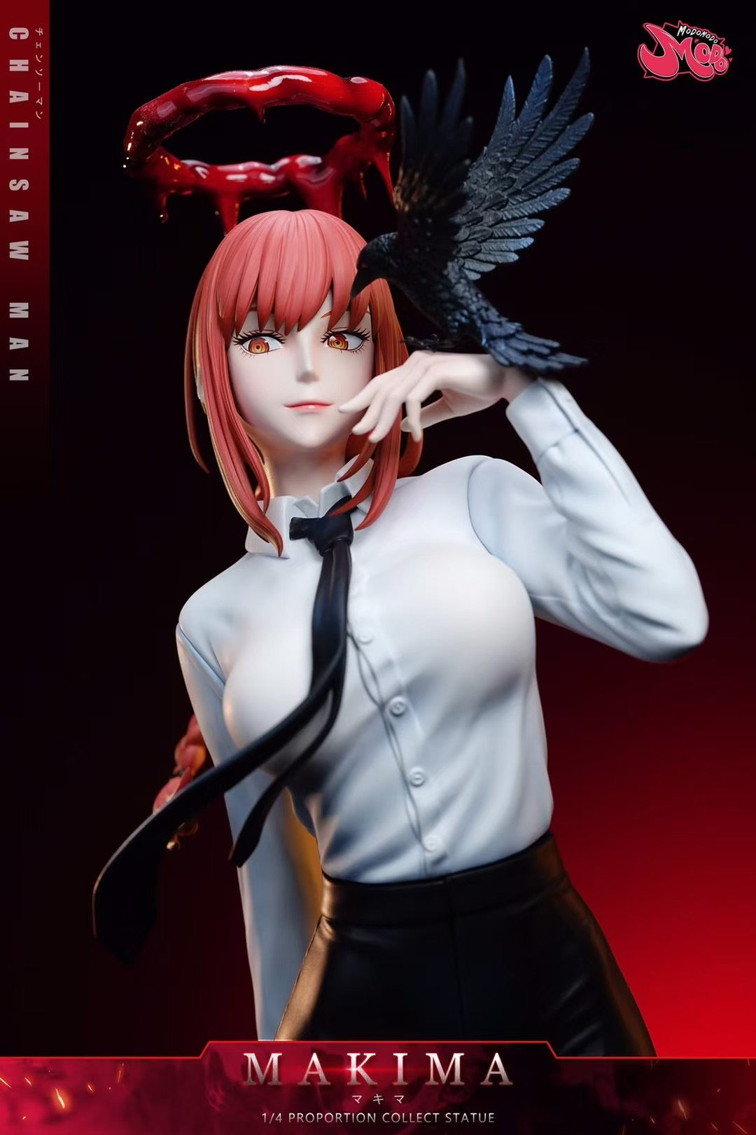 Modomodo Studio Domination Demon Makima Anime Figure - High-Quality Collectible for Anime Fans, Cosplay, and Home Decor