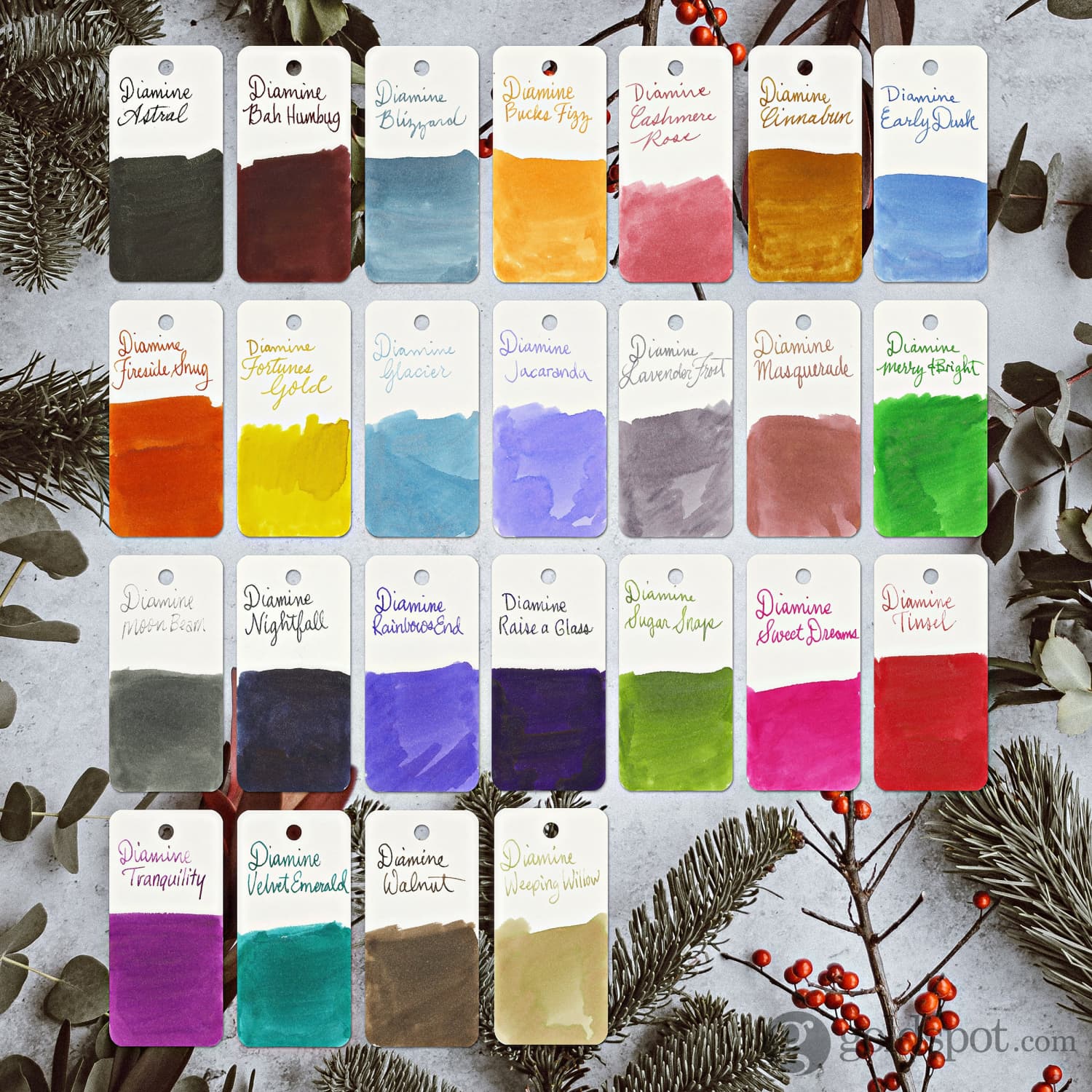 Diamine Inkvent Purple Edition Standard Bottled Ink - 50mL (1.69oz) | Cashmere Rose Shade | Fountain Pen Ink for Calligraphy, Journaling & Artistic Writing