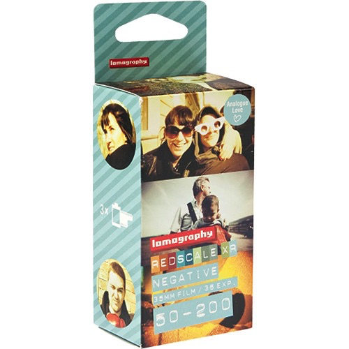 Lomography 35mm Redscale XR 50-200 Color Negative Film - 3 Rolls for Vintage Photography & Creative Film Effects | Perfect for Analog Cameras, Experimental Shots & Artistic Projects