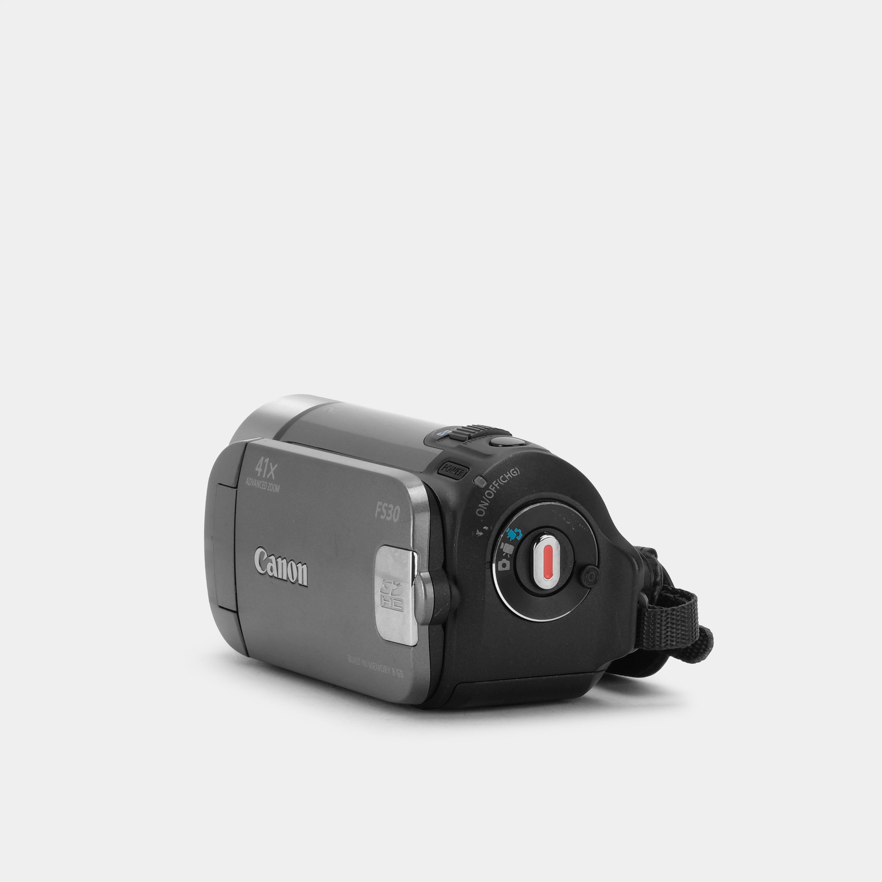 Canon FS30 Digital Video Camcorder - Full HD 1080p Camcorder with 57x Advanced Zoom, Image Stabilization & 32GB Internal Memory - Perfect for Vlogging, Travel Videos & Family Events Recording
