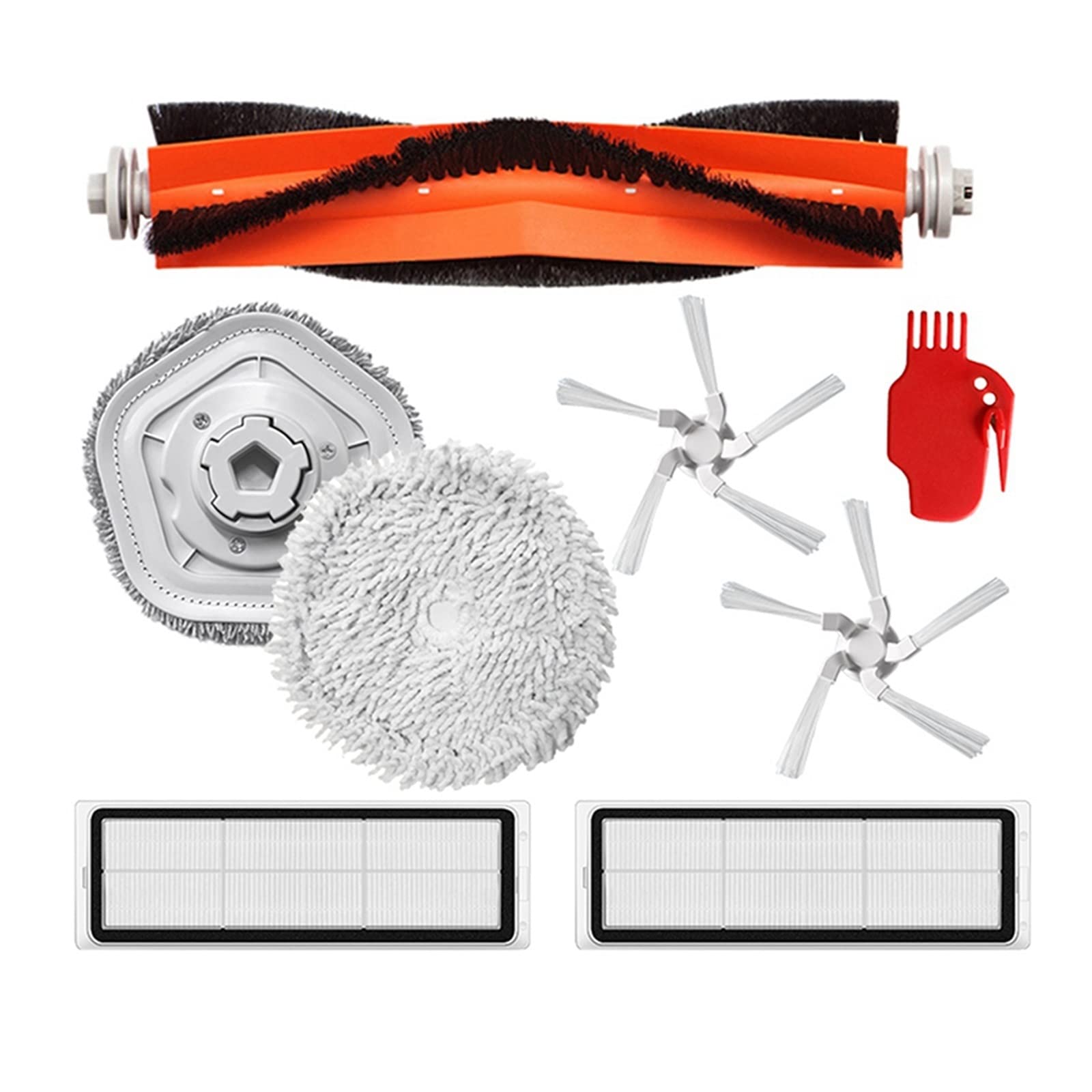 Xiaomi Dreame Bot W10 Pro Replacement Side Brush & Filter Set - Compatible Accessories for Robot Vacuum Cleaner - Perfect for Hardwood Floors, Carpets & Pet Hair Cleaning