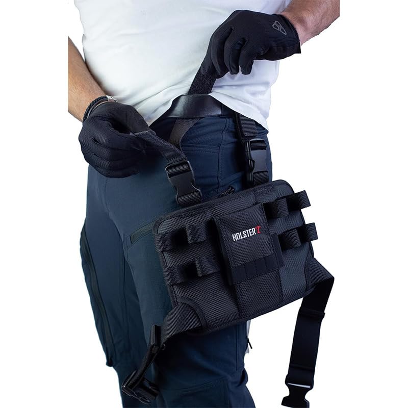 Durable Repair Tool Bag Leg Holster - Electrician Tool Pouch with Adjustable Strap for Easy Access | Perfect for Electricians, HVAC Technicians & DIY Home Repairs