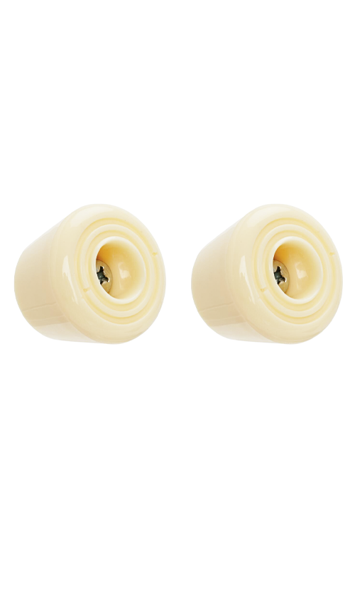 Pastel Yellow Impala Toe Stops - Premium Roller Skate Accessories for Artistic Skating & Rink Performance