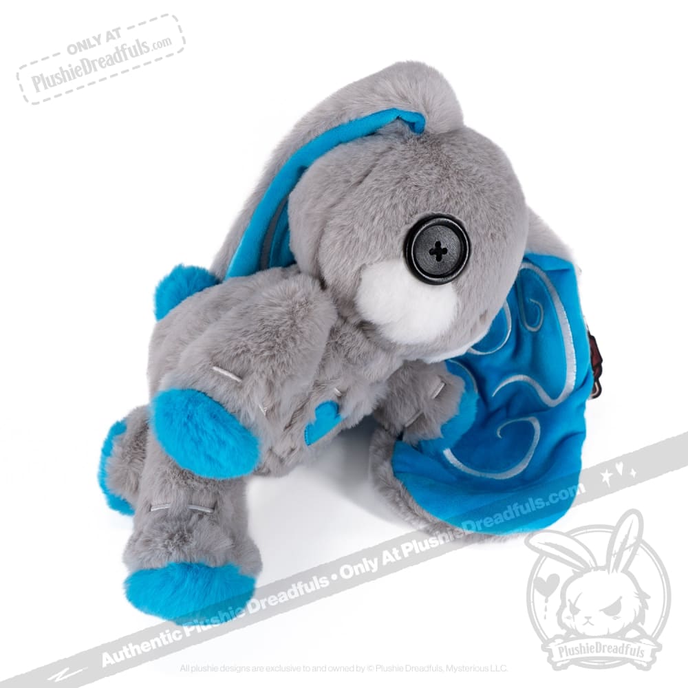 Plushie Dreadfuls Asthma Rabbit V2 - Soft Stuffed Animal Toy for Kids with Asthma Awareness | Cute Comfort Plush for Bedroom Decor, Gift for Children with Breathing Conditions
