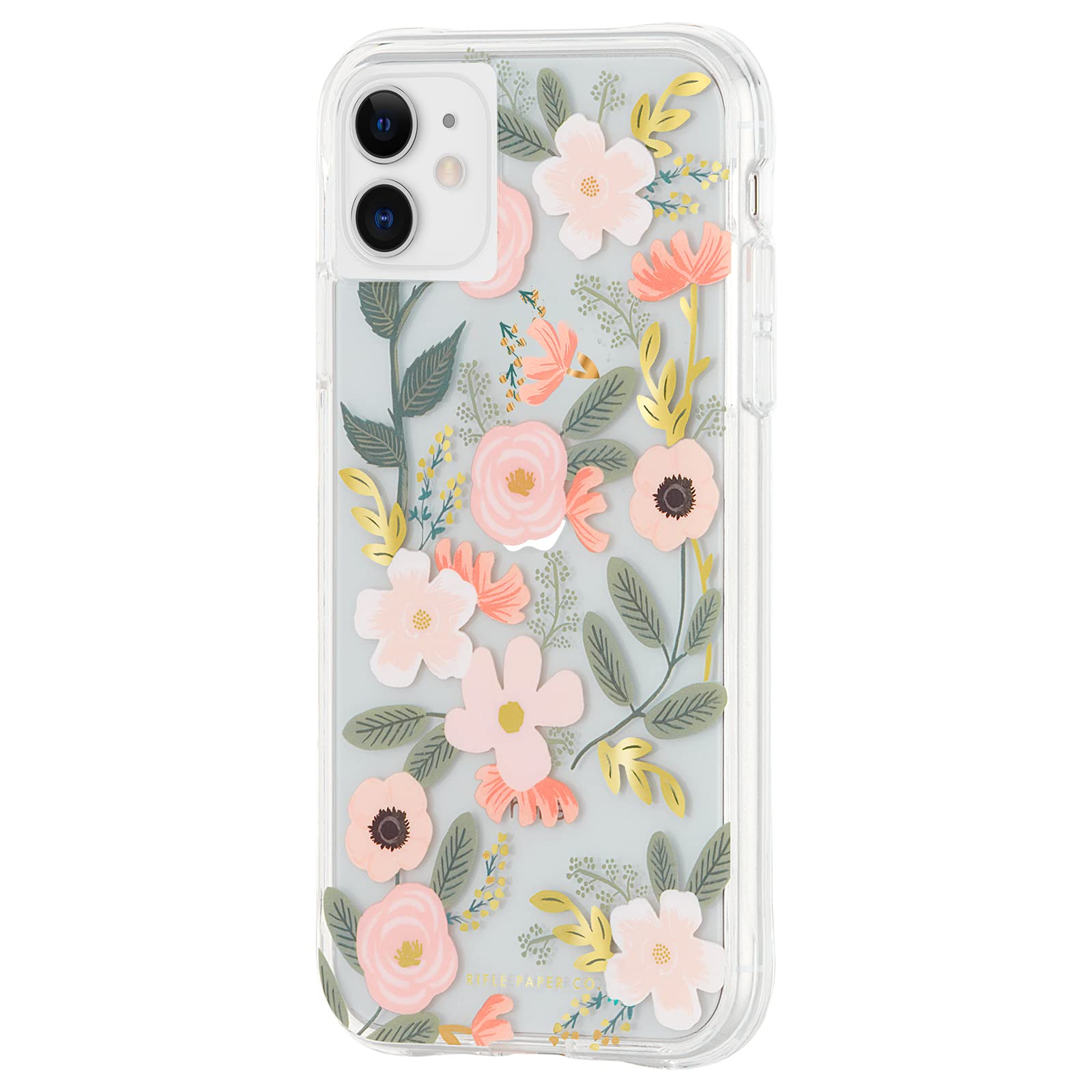 Rifle Paper Co. iPhone 11 Case with Gold Foil Accents - 6.1 Inch Eco-Friendly Wild Flower Design - Perfect for Everyday Use & Gift Giving