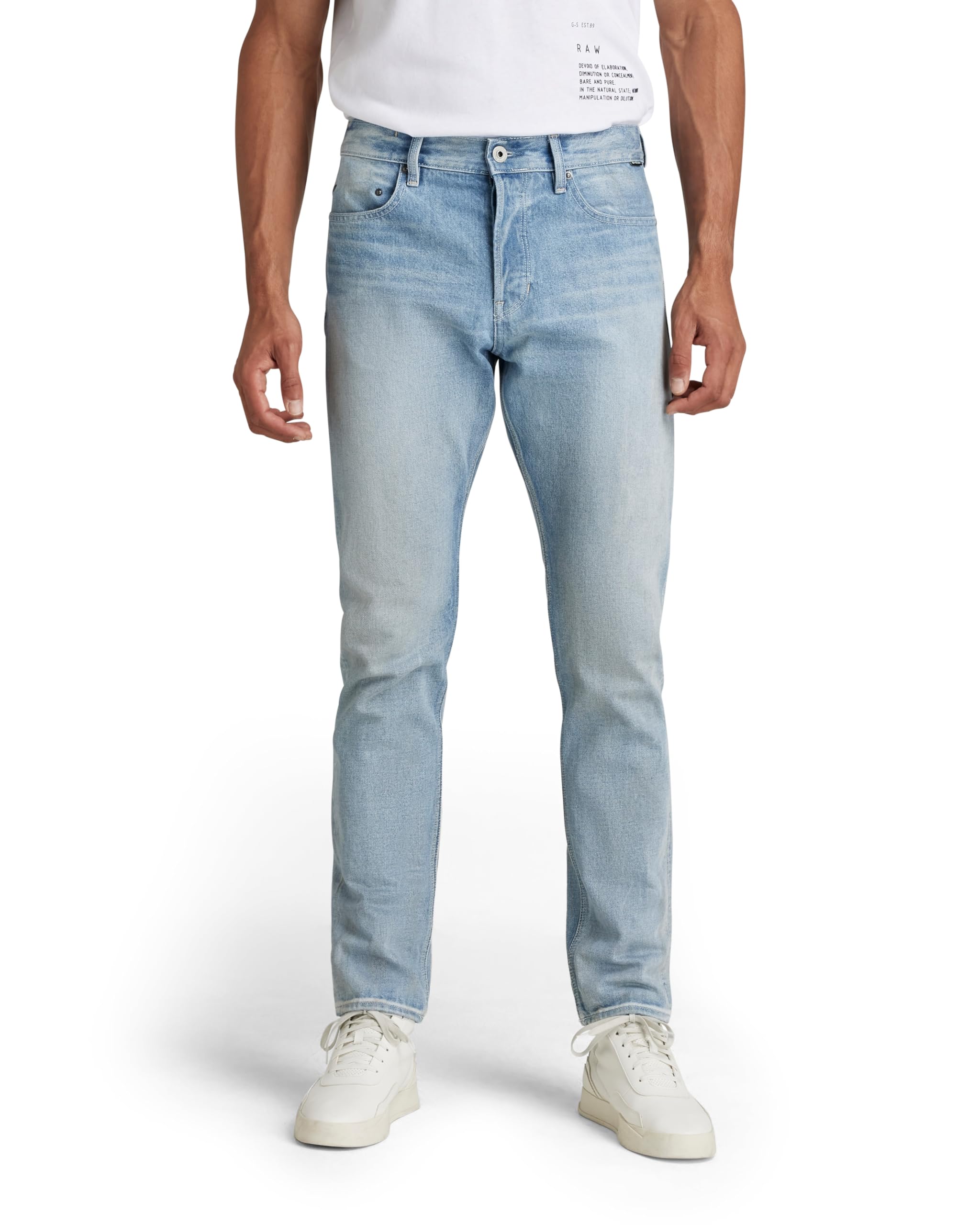 G-STAR RAW Men's Triple A Straight Fit Jeans - Classic Denim Pants for Casual Wear & Everyday Style | Perfect for Office, Dating & Weekend Outings