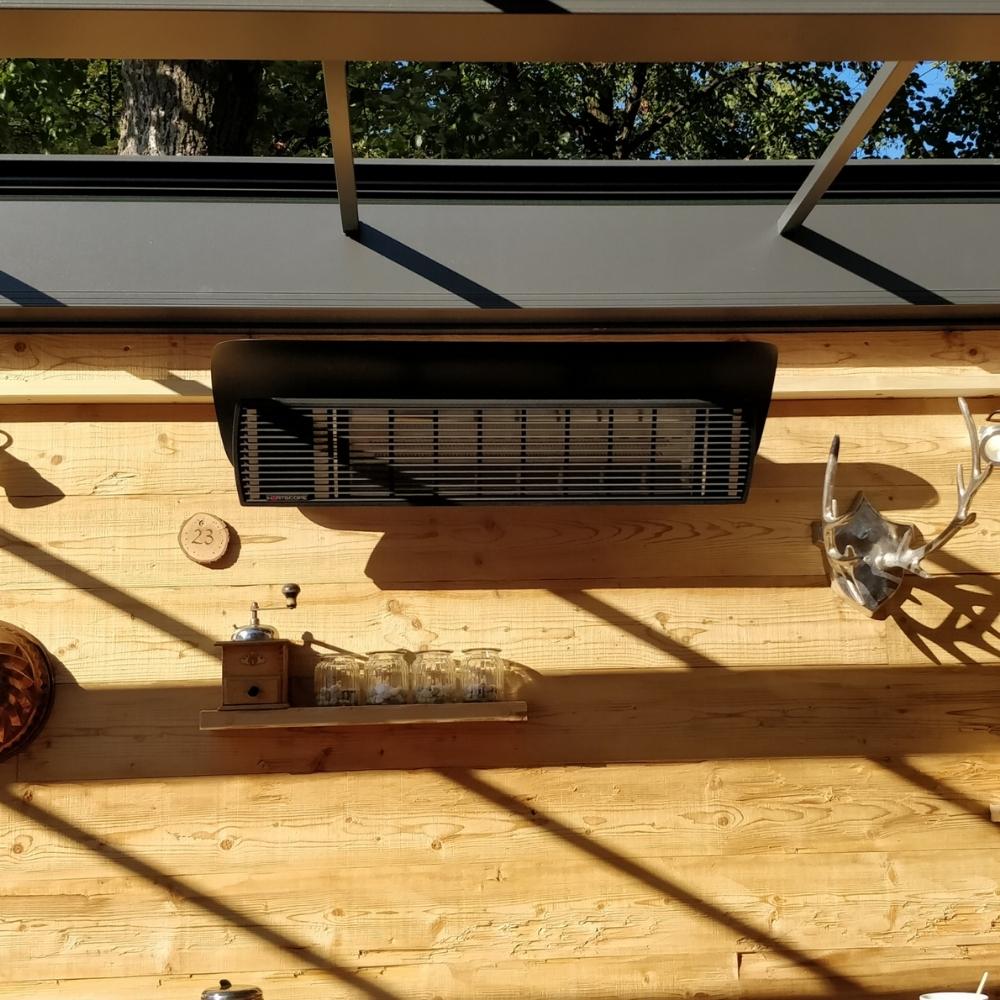 Heatscope Weather Shield for IP24 Electric Heaters - Outdoor Protection Cover for Patio, Garage & Workshop Use