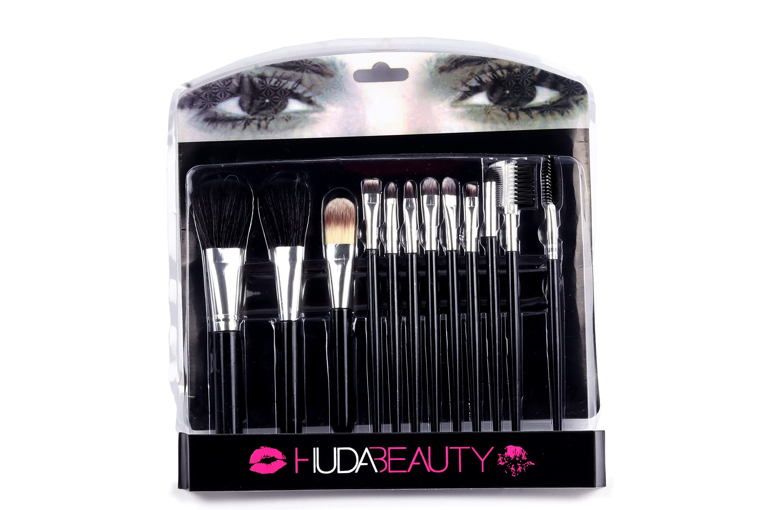 Professional Makeup Brush Set - 12Pcs Premium Cosmetic Brushes Kit for Foundation, Blending, Eyeshadow & More | Perfect for Makeup Artists & Beginners | Salon & Home Use