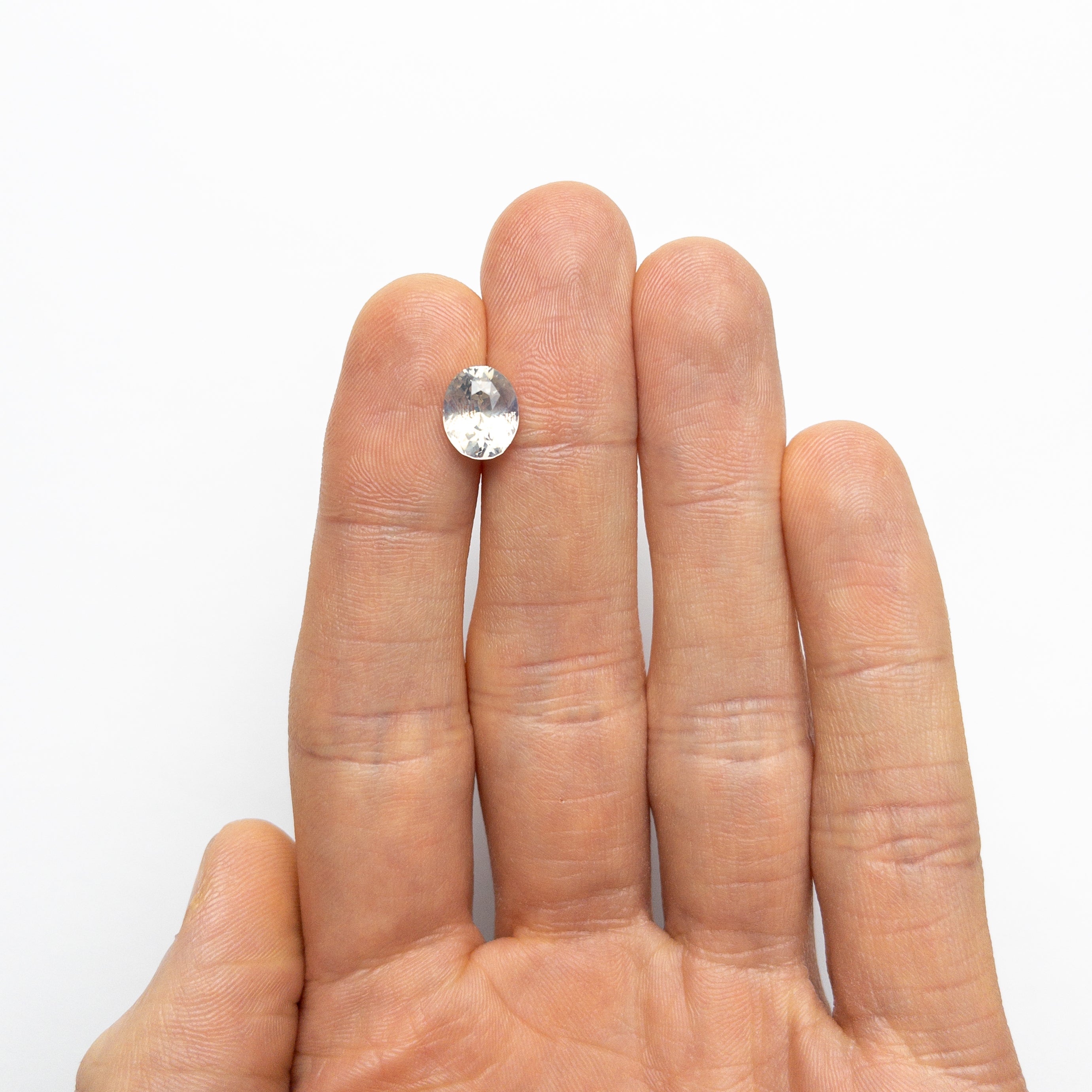 3.18ct Oval Brilliant Blue Sapphire Gemstone - 9.51x7.78x5.47mm Natural Loose Sapphire for Jewelry Making, Engagement Rings & Necklaces