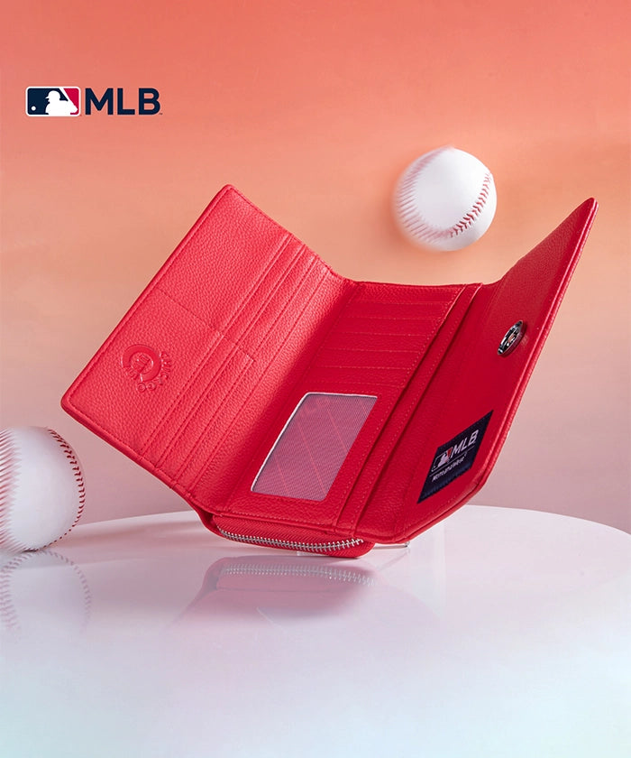 Authentic MLB Chicago Cubs Genuine Leather Wallet for Men - Stylish & Durable Bifold Wallet for Baseball Fans - Perfect for Gifts, Game Days & Everyday Use