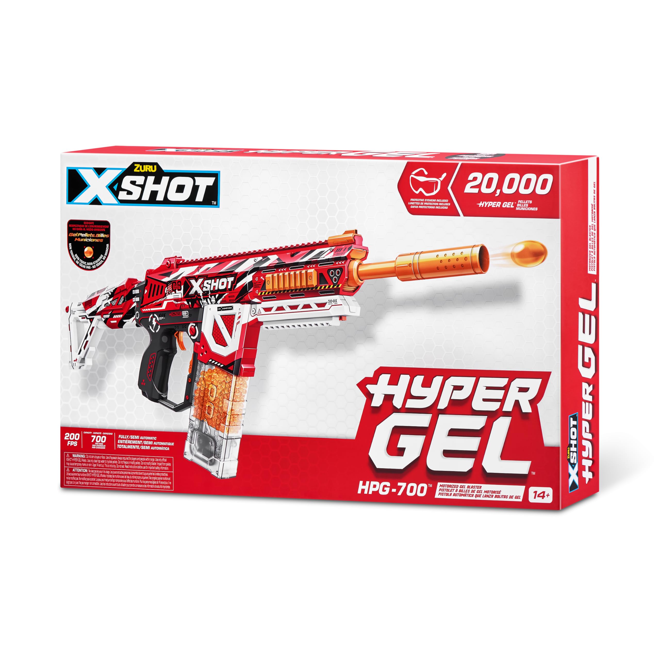 X-Shot Gel Blaster Assault Rifle (36620) - High Performance Gel Ball Blaster Toy for Outdoor Games, Team Battles & Target Practice - Perfect for Nerf Wars, Backyard Fun & Tactical Training