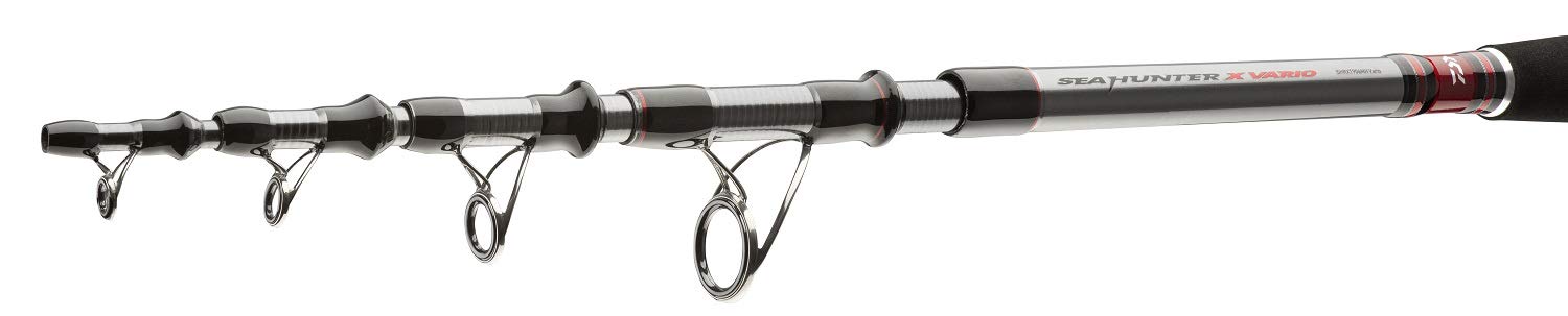 Seahunter X Variotip Tele SHRXT 150G Telescopic Fishing Rod - 3 Meters (9.84ft), 50-150 Grams Casting Weight, 8-Piece Design for Saltwater & Freshwater Fishing - Perfect for Shore, Boat, and Deep Sea Angling
