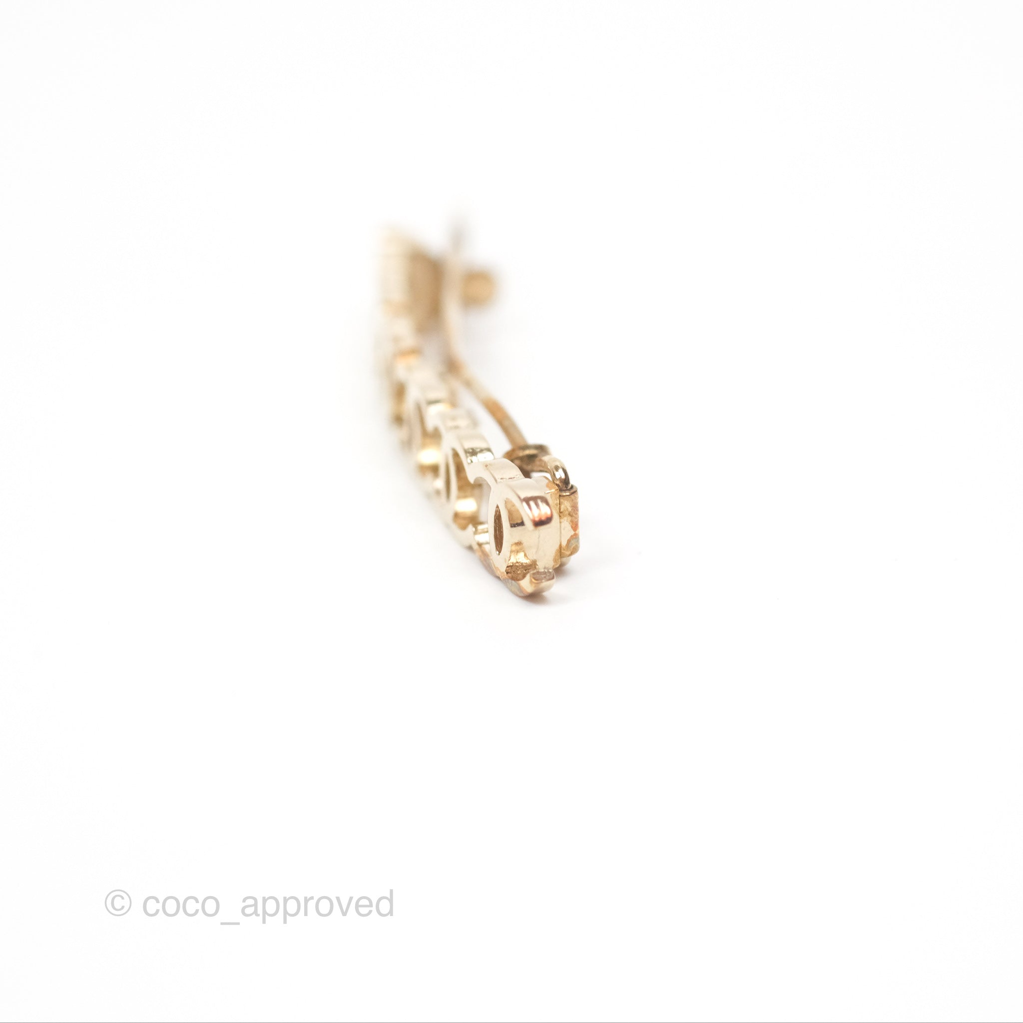 Chanel CC Hair Clip Gold Tone 21A - Luxury Hair Accessory for Women | Perfect for Weddings, Parties & Everyday Elegance