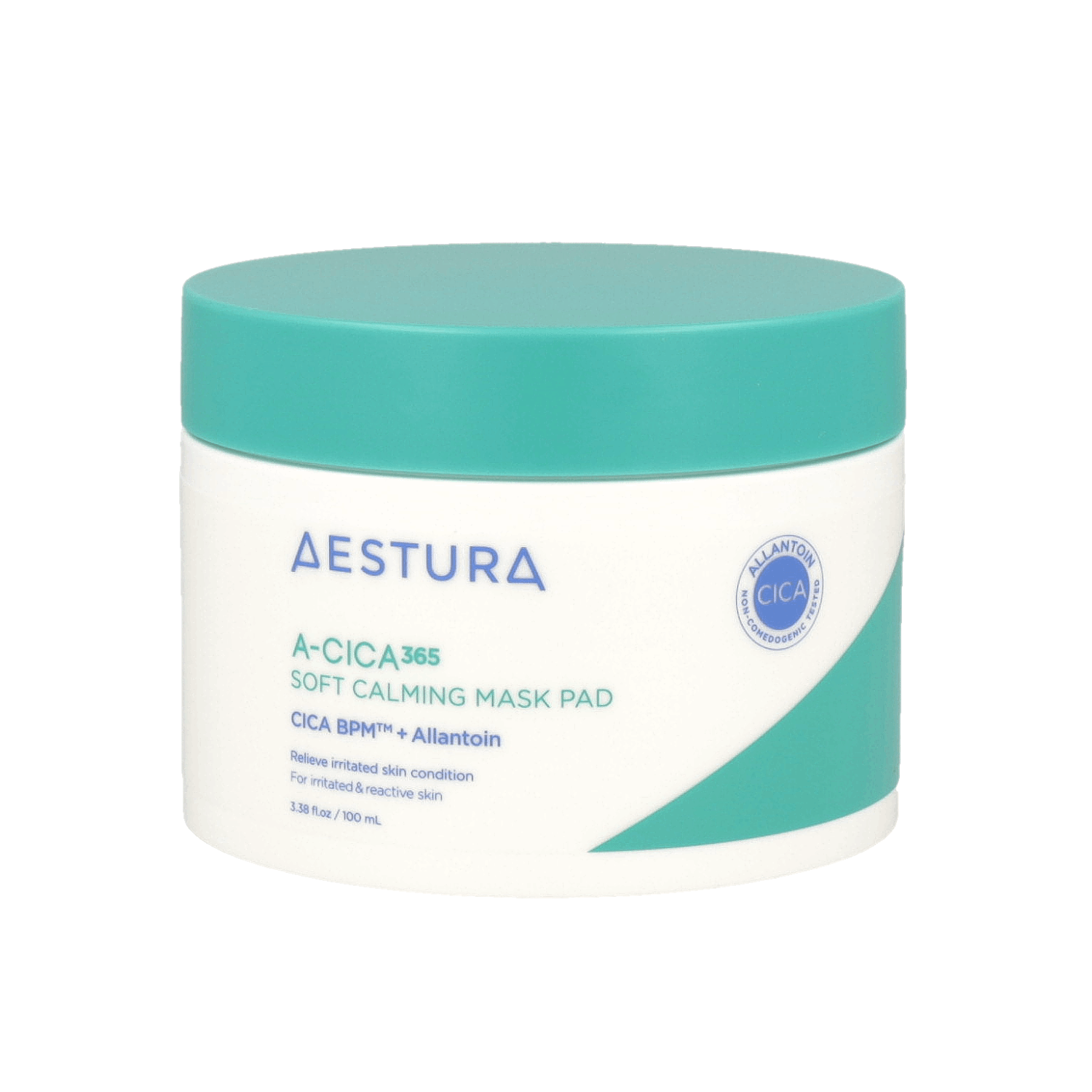 AESTURA A Cica 365 Soft Calming Mask Pad - 60 Pads for Soothing & Hydrating Sensitive Skin | Korean Skincare for Daily Use & Travel