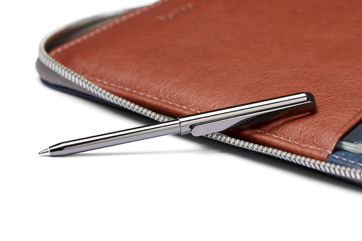 Bellroy Premium Leather Travel Folio – Second Edition in Ocean Blue | RFID Protection for Passport, Cards & Cash | Perfect for Business Trips & International Travel