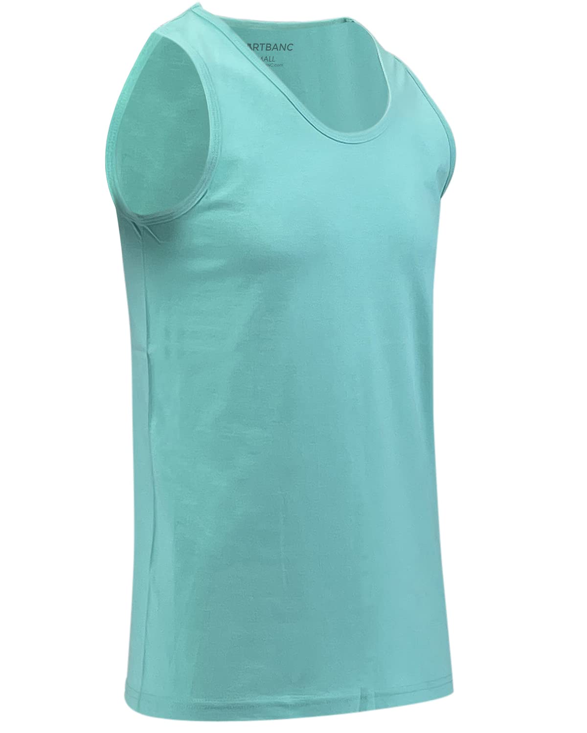 SHIRTBANC Men's Cotton Tank Top - Breathable Workout Shirts for Gym, Running & Beach - Sleeveless Athletic Undershirts for Summer & Casual Wear