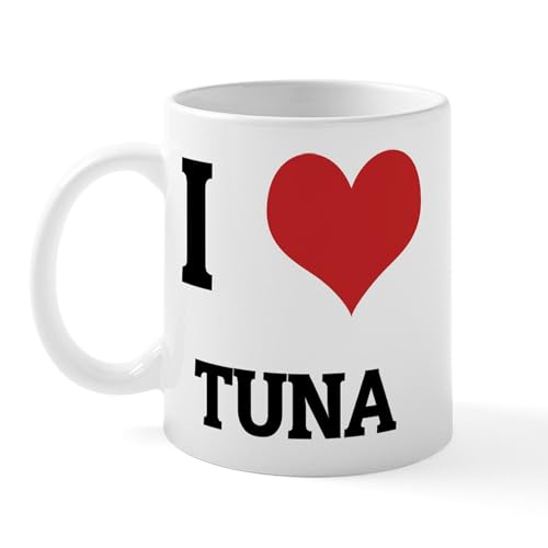 White - I Love Tuna Mug
