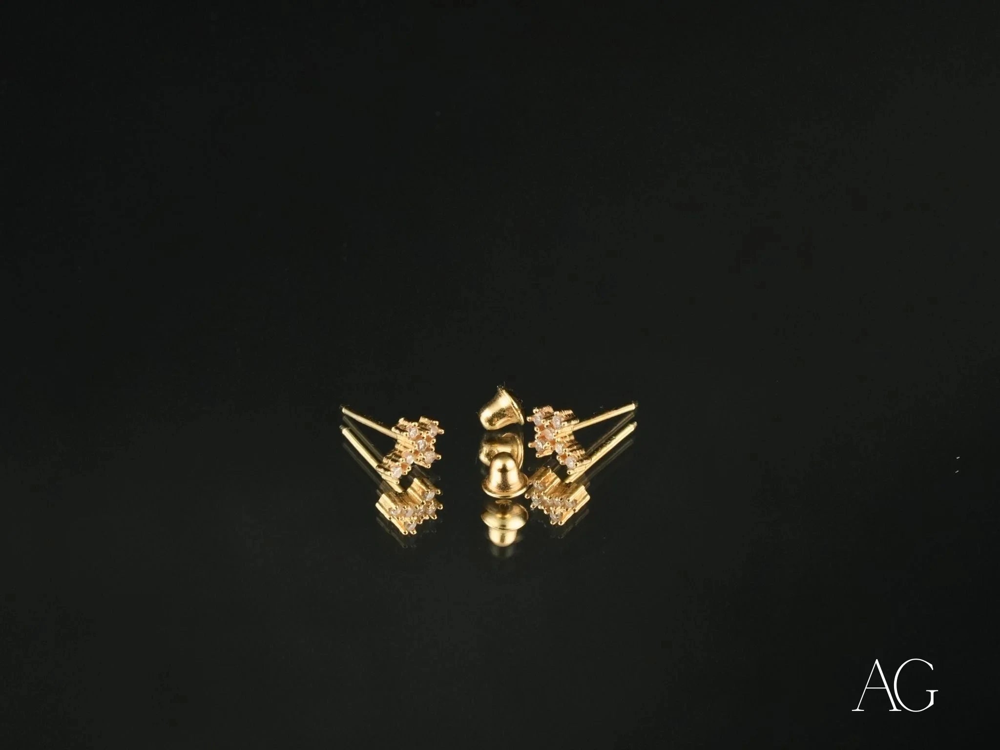 Diamond Cross Earrings for Women - Elegant Lightweight Hypoallergenic Jewelry for Church, Wedding & Everyday Wear