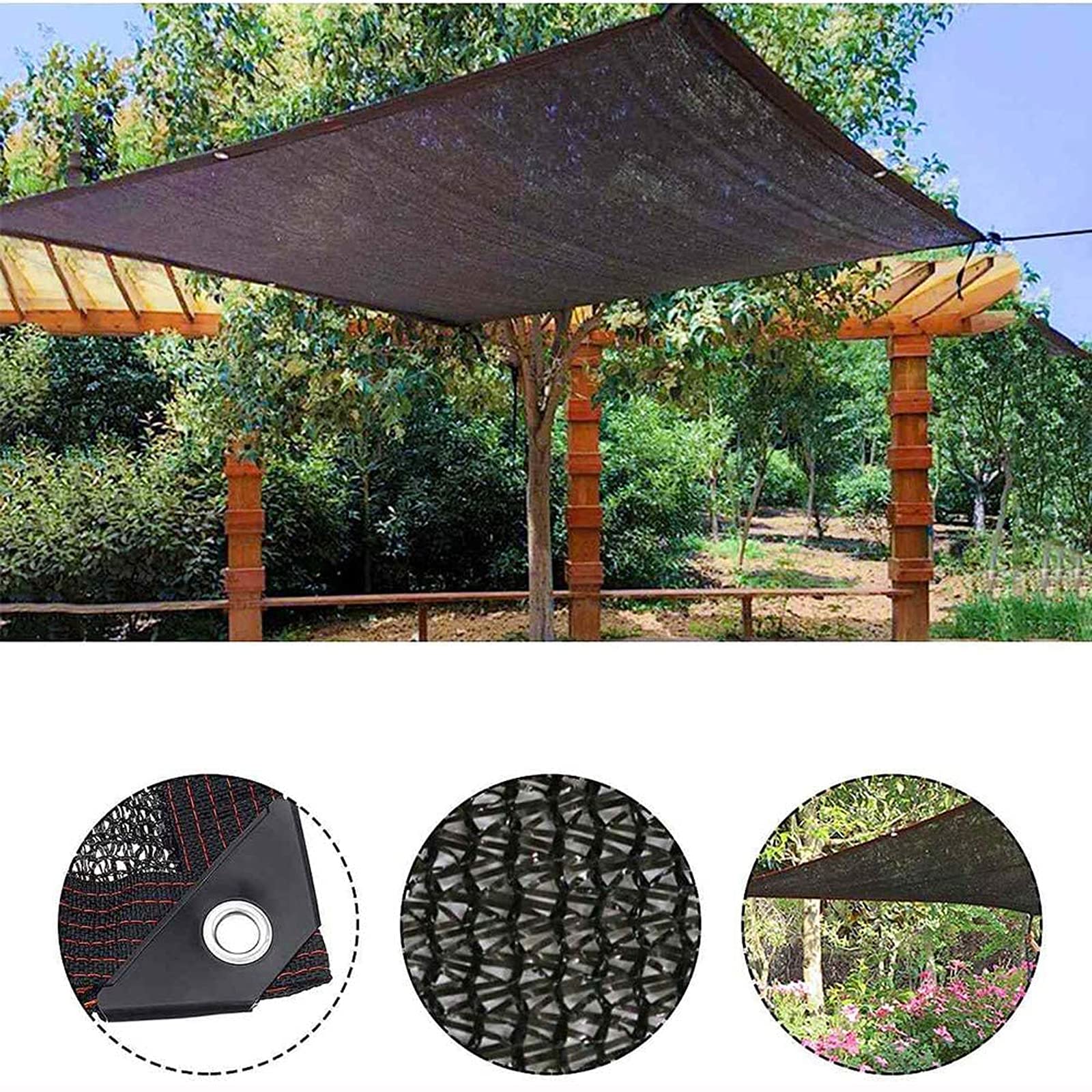 13x23ft Sun Mesh Shade for Plants - Breathable Greenhouse Shade Net, Outdoor Windproof Sun Protection Netting for Patio, Garden, Barn & Kennel | Perfect for Flowers, Swimming Pool Cover & Backyard Shade Solutions
