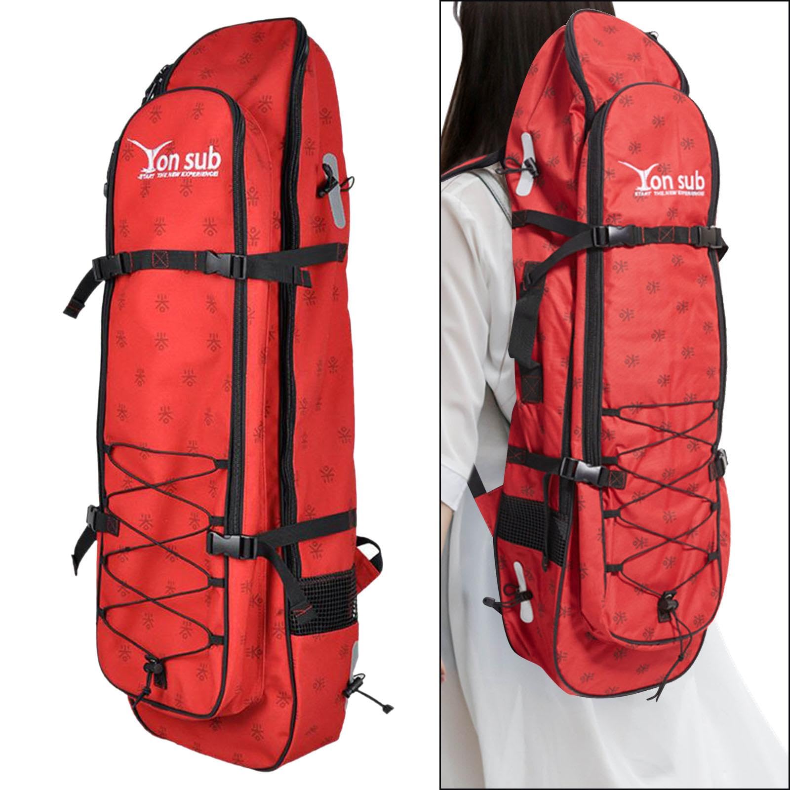 Dive Fin Storage Bag - Portable Snorkel Gear Backpack for Spearfishing & Diving